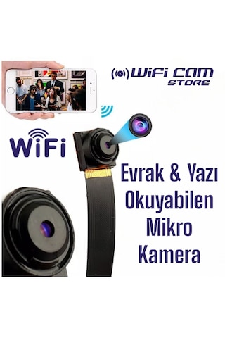 Wifi Video Hd Mikro Kamera Uzaktan İzlenebilir
