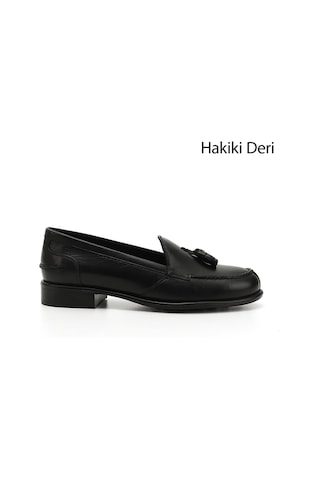 Gönderi(R) Gönderi R Kadın Siyah Hakiki Deri Loafer Ayakkabı Gdza13424235 Siyah