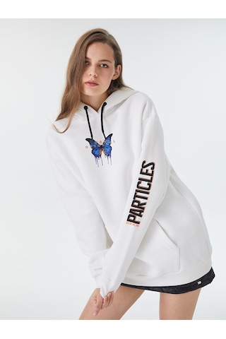 LOFT Oversize Kadın Sweatshirt Lf2033056 Q1.v1 Beyaz