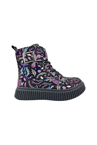 Aquarium Kız Yeni Genç Bot Siyah-fuşya Siyah