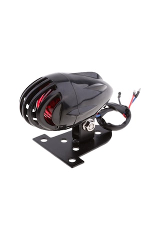 Suntek Chopper Bobber Black İçin Motosiklet Grill Tail Light Fren Gösterge Lambası