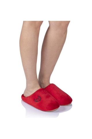 Twigy Rr0248 Tw Silent Kırmızı Ses Yapmayan Taban Kadın Terlik-4122 Kırmızı