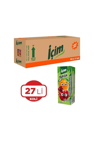 İçim Karışık Meyveli Meyve Suyu 200 Ml X 27 Adet