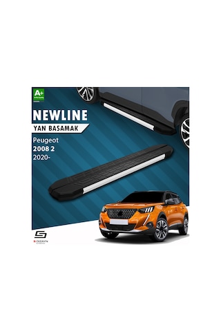 S-dizayn Peugeot 2008 2 Newline Aluminyum Yan Basamak 183 Cm 2019