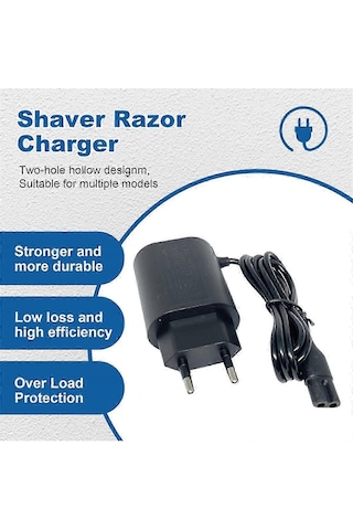 Braun Series S3 S5 S7 S8 S9 Elektrikli Tıraş Makinesi Şarj Cihazı 12v 0.4a Yedek Ab Fiş Adaptörü Tıraşla Uyumlu