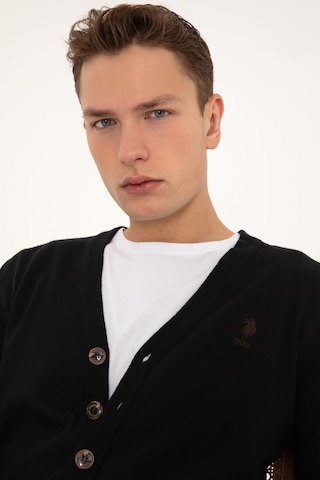 U.s. Polo Assn. Erkek Siyah Hırka Triko 50313702-vr046 Siyah