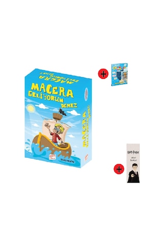 4. Sınıf Hikaye Kitabı Seti Gizemli Bahçe Yayınları Macera Geliyorum Demez + 4. Sınıf Test Kitabı + Kişiye Özel İsimli Harry Potter Kitap Ayracı