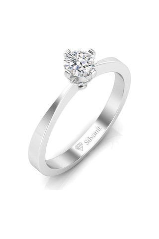 0,35 Karat F Renk Uluslararası Sertifikalı Pırlanta Tektaş Yüzük