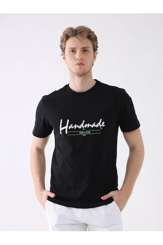 Dufy Siyah Erkek Regular Fit O Yaka Tshirt - 94356 Siyah