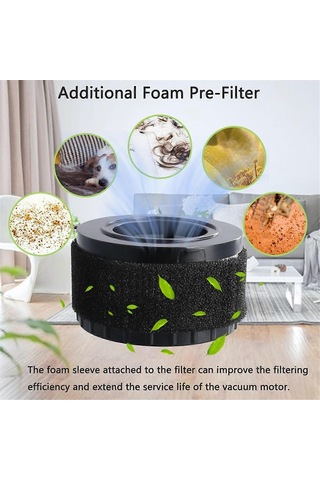 Dc5151h Dc515 Islak Kuru Elektrikli Süpürge İçin 4 Adet Dc5151h Hepa Filtre
