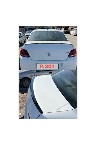 Peugeot 301 Model Astarlı Plastik Spoiler