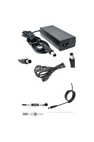 Notebook Adaptör - 150w - Hp Pavilion Dv6-2060et, Dv6-2065et, Dv6-2070et Muadili İle Uyumlu