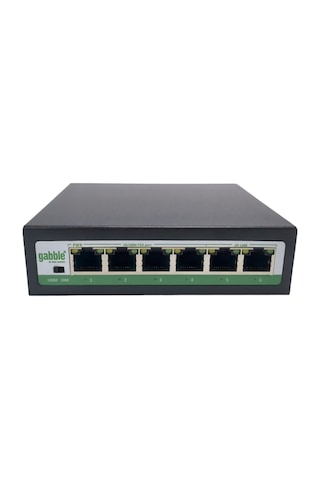 Gab-p42mm 4 Port Poe Switch 10/100 Mbps + 2 Uplink 72w Smart Poe Switch
