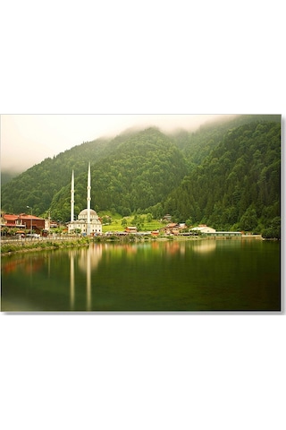 Cakasepetim Trabzon Uzungöl Cami Ve Ormanlar Ahşap Mdf Tablo