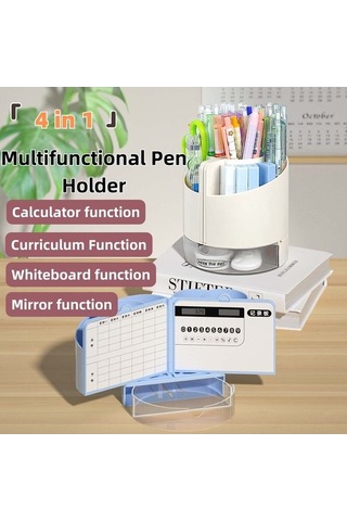 Dancemonkey Beyaz, Pembe, Siyah Kalemlik Seti 12x12x13cm - Silinebilir Kalemler Ve Çıkartma Dahil Pembe Pembe