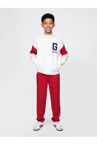 Gap 743964006 V-frch Ft Bas Heritage Logo Jog Erkek Çocuk Eşofman Altı Kırmızı