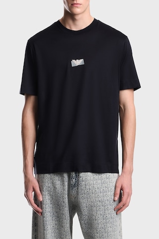 Emporio Armani Logolu % 100 Pamuk Bisiklet Yaka T Shirt Erkek T Shirt Em007040 Af10017 Ub118 Lacivert