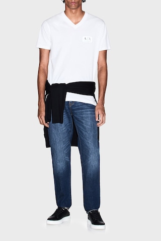 Armani Exchange Erkek T Shirt Xm002179 Af12308 U0009 Beyaz Beyaz