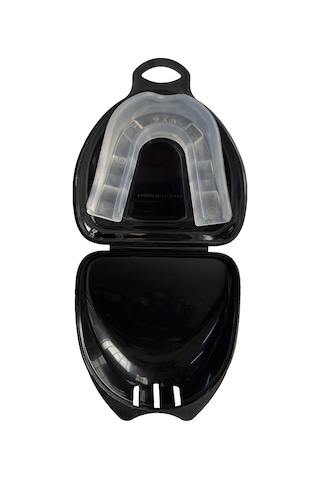 Leon Classic Dişlik Medikal Boks Dişliği Siyah Kutulu Şeffaf