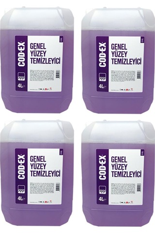 Cod-ex Genel Yüzey Temizleyici Lavanta 4 x 4 L