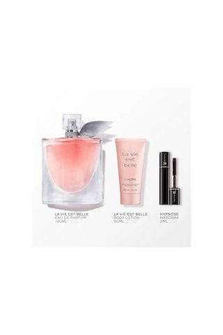 Lancome La Vie Est Belle Edp 50 Ml + Body Lotion 50 Ml + Edp 10 Ml Kadın Parfüm Seti Çiçek - Meyve