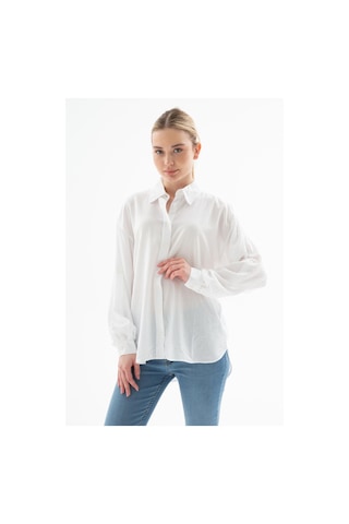 Fashion Friends Bayan Gömlek 25y0051k1 Beyaz Beyaz