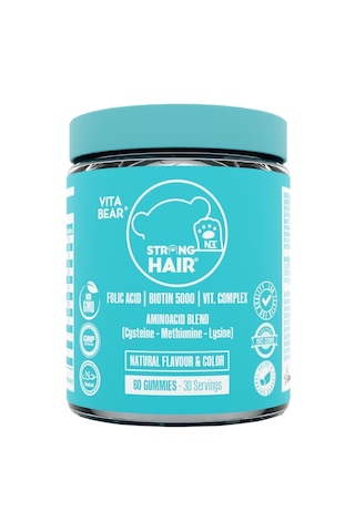 Strong Hair Gummy Vitamin 60 Adet