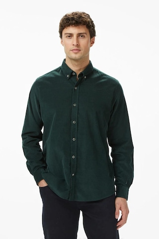 Nautica Erkek Yeşil Classic Fit Gömlek-12030 Yeşil