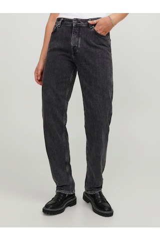 Jjxx Yüksek Bel Bol Paça Straight Kadın Denim Pantolon 12229026 Siyah