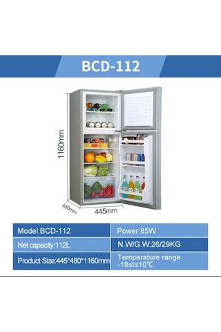 Passarella Karavan Ve Tekneler İçin 12v İki Kapılı Buzdolabı
