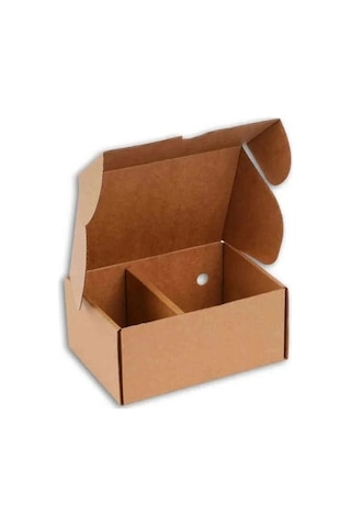 Hamburger Menü Kutusu 18,4x13x8 Cm- 100 Adet