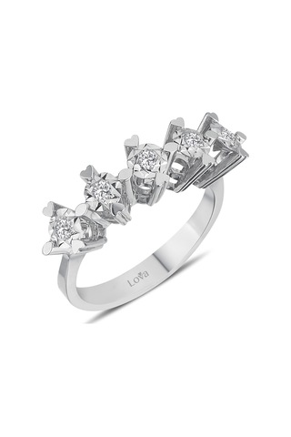 Lova 1,50 Karat Efektli Pırlanta Beştaş Yüzük - 1070110