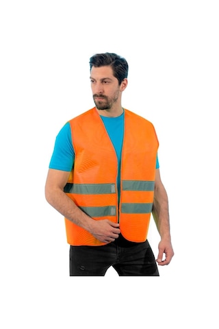 Ikaz Yeleği, Turuncu -52E1600- Iş Yeleği-Iş Güvenliği