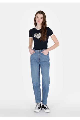 Colin's Colins 884 Lauren Straight Fit Kadın Mavi Jean Pantolon Cl1073510 Cl1073510 Q1.v1 Dn44080 Denim
