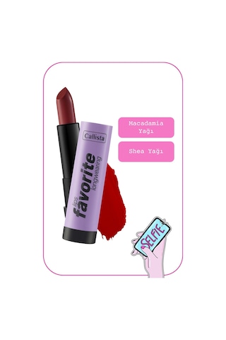 Callista Lips Favorite Longwearing Lipstick Kalıcı Ruj 303 Bold Princess