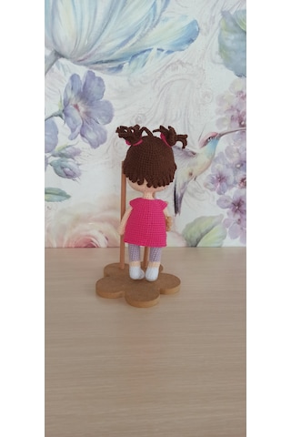 Amigurumi Bebek Bobo 21 Cm Boyunda Organik Oyuncak