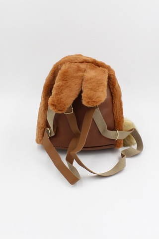 Chantaky 039 3000  Peluş Tavşan Çocuk Sırt Çantası Taba