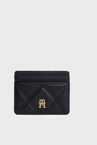 Tommy Hilfiger Kapitoneli Kartlık Kadın Kartlık Aw0aw18700 Bds Siyah SİYAH
