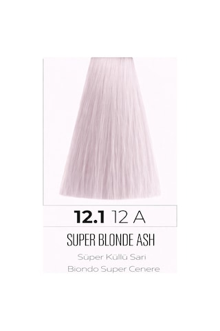 Dna Saç Boyası Kalıcı Krem Boya Yoğun Pigment & Parlaklık 12.1 Süper Yoğun Küllü Sarı 100ml