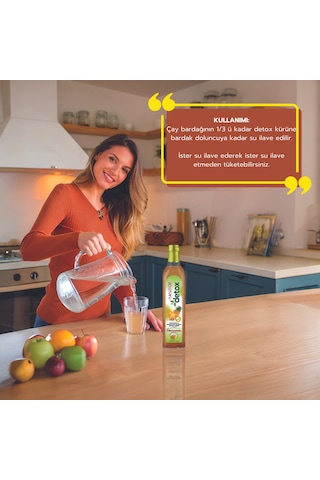 Hanzade Bitkisel Ananaslı Sandaloz Sakızlı Detox Şurubu Bromelain 475 ML