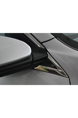 Honda Civic Uyumlu 2016-2021 Krom Cam Çıtası 8 Parça Paslanmaz  Çelik