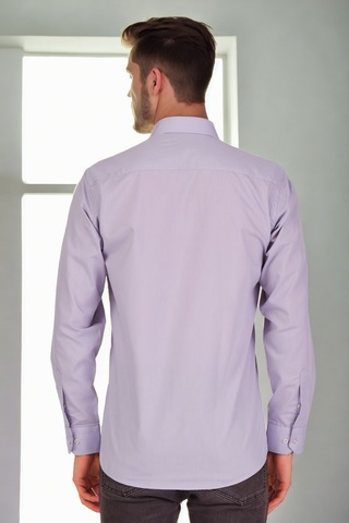 G926 Dewberry Erkek Gömlek-lila Lila