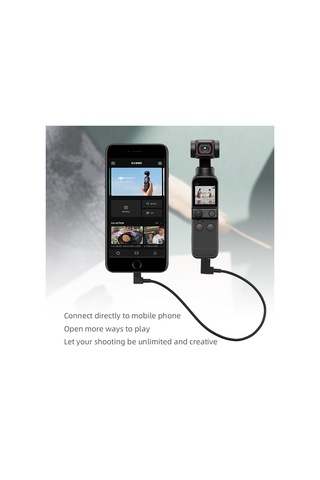 Cbtx Djı Osmo Cep 2 Uyumlu 30cm Veri Aktarım Hattı Kablosu 2 Kamera Cep Telefonuna Doğrudan Bağlantı-type-c-c Tipi