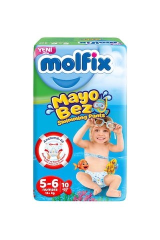 Molfix Swimming Pants Mayo Bez 5-6 Numara 4'lü 40 Adet 4'lü