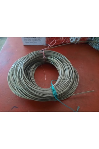 Pvc Izoleli Çelik Tel Halat 4 Mm 50 Metre