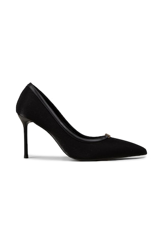 Deery Kadın Siyah Özel Doku Stiletto - V0t30zsyhm01 siyah