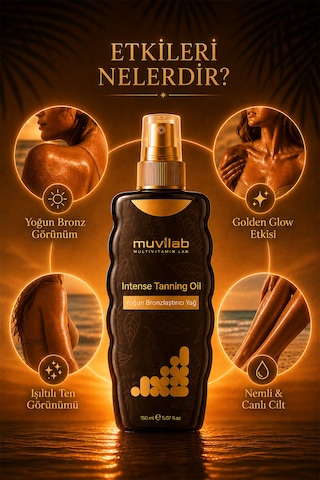 Yoğun Bronzlaştırıcı Yağ Güneşsiz Beyaz Ten Bronzlaştırıcı Sprey Vücut Yağı 150 Ml Büyük Boy Spf 0