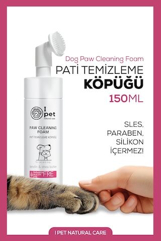 Kedi Köpek Pati Temizleme Köpüğü Fırçalı Pati Temizleyici, Hızlı Temizlik
