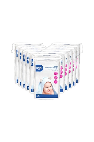 Bebek Temizleme Pamuğu Seti (60x12 720 Adet)