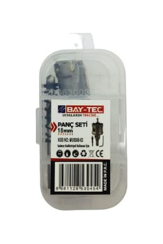 Bay-tec Mu0888-06 Metal Delme Panç Seti Takımı 22mm